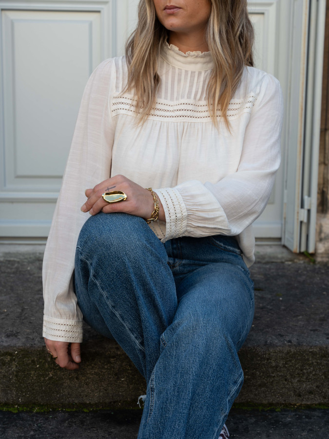 BLOUSE AMBRE BEIGE