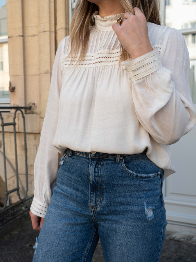 BLOUSE AMBRE BEIGE