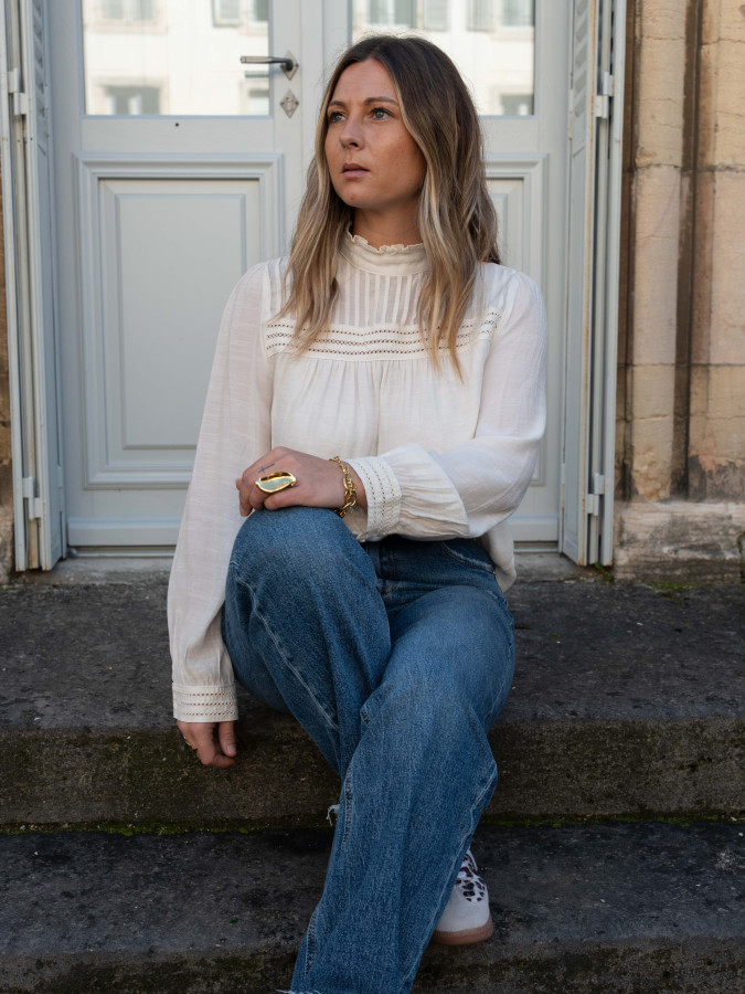 BLOUSE AMBRE BEIGE