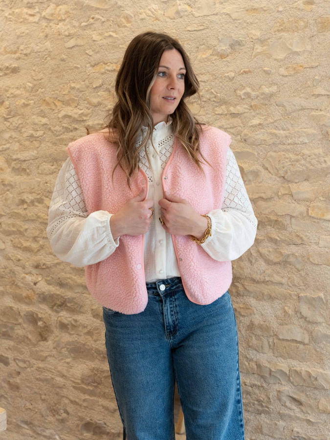 VESTE LENA ROSE